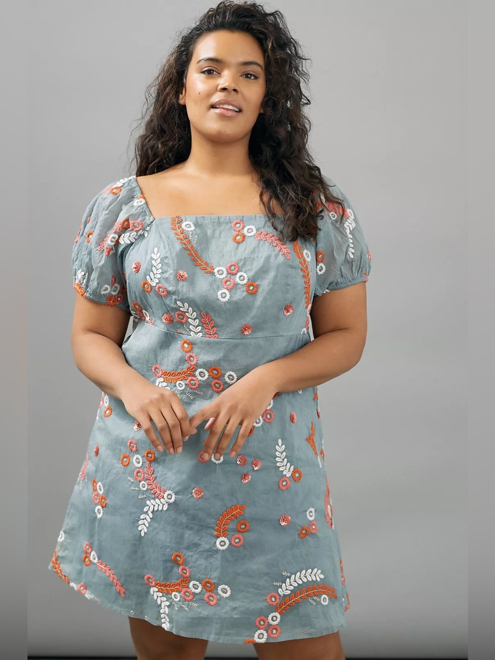 Anthropologie | LET ME BE
Laurel Embroidered Mini Dress Size 1X
